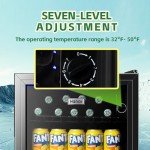 Compact Beverage Cooler for Home Bar or Office