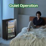 Compact Beverage Cooler for Home Bar or Office