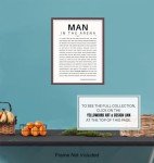 Man in the Arena Motivational Poster - 11x14