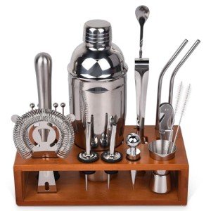 Vabaso Cocktail Shaker Set for Home Bar