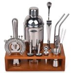 Vabaso Cocktail Shaker Set for Home Bar