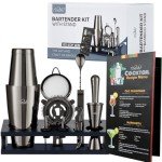 Ultimate Black Bartender Cocktail Set - 13 Pieces
