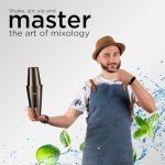 Ultimate Black Bartender Cocktail Set - 13 Pieces