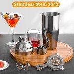 Vabaso Cocktail Shaker Set for Home Bar