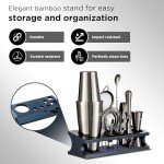 Ultimate Black Bartender Cocktail Set - 13 Pieces