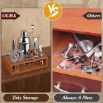 Vabaso Cocktail Shaker Set for Home Bar