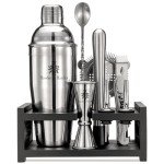 Hawke & Hanley Cocktail Shaker Set with Stand