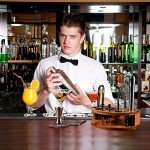 Stylish 12-Piece Bartender Kit with Bamboo Stand