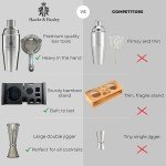 Hawke & Hanley Cocktail Shaker Set with Stand