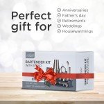 Ultimate Black Bartender Cocktail Set - 13 Pieces