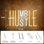Hustle LED Neon Sign for Ultimate Mancave Vibe