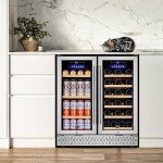 Tylza 30" Dual Zone Wine and Beverage Cooler
