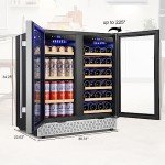 Tylza 30" Dual Zone Wine and Beverage Cooler