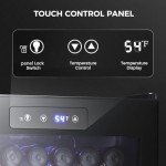 Kismile 4.5 Cu.ft Mini Beverage Fridge with Glass Door