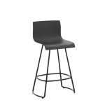 Modern Swivel Bar Stools Set of 4 – Black