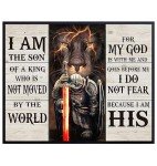 Masculine Christian Wall Art for Mancave Decor