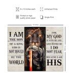Masculine Christian Wall Art for Mancave Decor