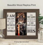 Masculine Christian Wall Art for Mancave Decor