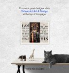 Masculine Christian Wall Art for Mancave Decor