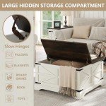 Rustic Lift Top Coffee Table with Hidden Storage