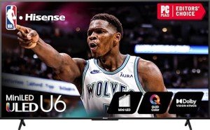 85" Hisense U6 Series 4K Smart TV with Dolby Atmos