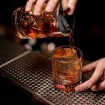 Mancave Cocktail Mixing Glass & Strainer Set