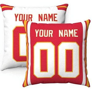 Custom Kansas Throw Pillow - Name & Number Gift