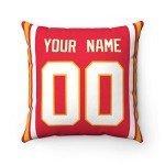 Custom Kansas Throw Pillow - Name & Number Gift