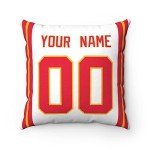 Custom Kansas Throw Pillow - Name & Number Gift
