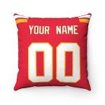 Custom Kansas Throw Pillow - Name & Number Gift