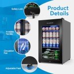 17" Beverage Refrigerator - 126 Can Mini Cooler