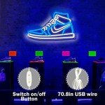 Sneaker Neon Sign for Man Cave Decor