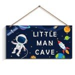Astronaut Little Man Cave Decor for Kids