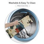 Modern Birds & Lotus Flowers Throw Pillow Covers