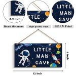 Astronaut Little Man Cave Decor for Kids