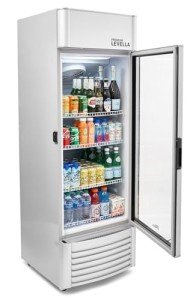 Glass Door Beverage Cooler with Custom Lightbox