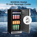 15-Inch Built-In Beverage Cooler for Mancave