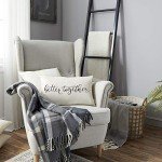 Better Together Quote Farmhouse Pillow Covers 12"x20