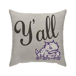 TCU Horned Frogs Decorative Throw Pillow - 18x18
