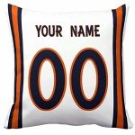 Personalized Denver Throw Pillow for Mancave Decor