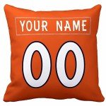 Personalized Denver Throw Pillow for Mancave Decor