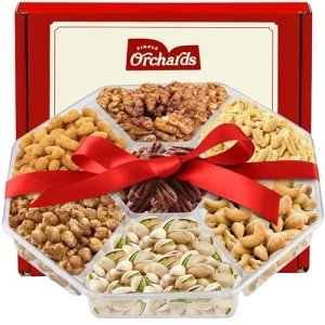 Gourmet Nuts Gift Basket for Mancave Cravings