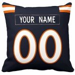 Personalized Denver Throw Pillow for Mancave Decor