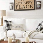 Better Together Quote Farmhouse Pillow Covers 12"x20