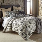 Deer Pattern Lodge Throw Pillow - Forest Weave