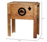 Rustic 45 Qt Outdoor Beverage Cooler - Brown