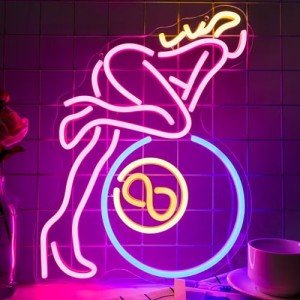 8-Channel Neon Sign for Man Cave Decor