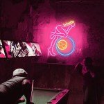 8-Channel Neon Sign for Man Cave Decor