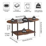 Mid Century Rustic Coffee Table with Unique Design