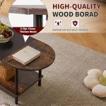 Mid Century Rustic Coffee Table with Unique Design